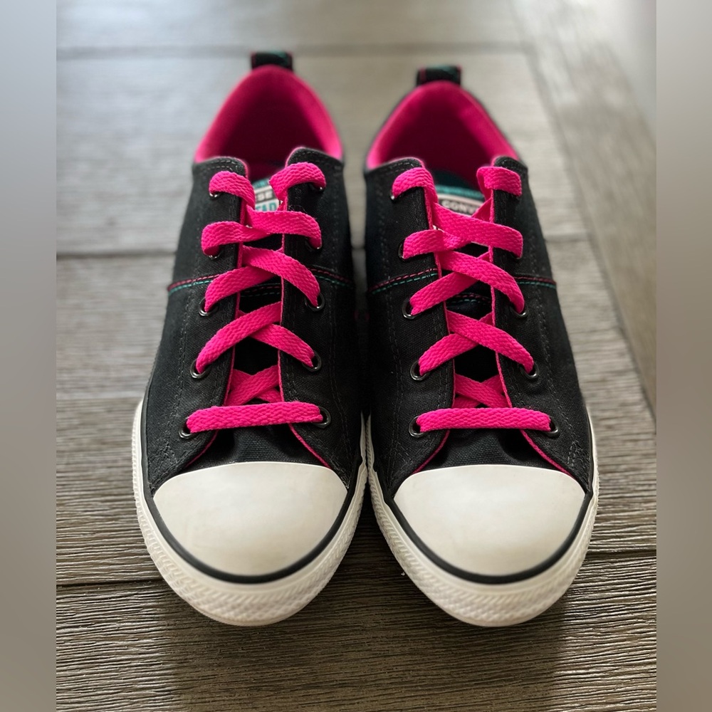 Converse Chuck Taylor All Star Madison Shimmer Ox Sneaker Girls Size 4